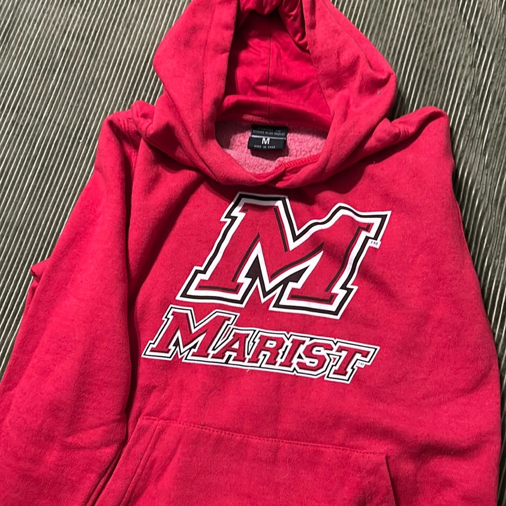 Youth sweatshirt, official Marist College gear.